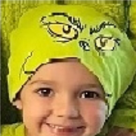 Grinch Who Stole Christmas Toddler Beanie Hat with Hair! EUC - Picture 2 of 5